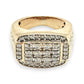 NZGD | 10ct Y/W Gold  Imperial Two‑Tone Diamond Signet Ring Valuation $5,000