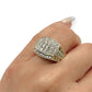NZGD | 10ct Y/W Gold  Imperial Two‑Tone Diamond Signet Ring Valuation $5,000