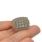 NZGD | 10ct Y/W Gold  Imperial Two‑Tone Diamond Signet Ring Valuation $5,000