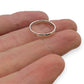 NZGD | 9ct White Gold una Court Band Ring Size M