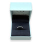NZGD | 9ct White Gold una Court Band Ring Size M