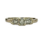 NZGD | 18ct White Gold Princess Trio Diamond Ring Valuation $3,350