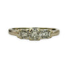 NZGD | 18ct White Gold Princess Trio Diamond Ring Valuation $3,350