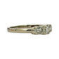 NZGD | 18ct White Gold Princess Trio Diamond Ring Valuation $3,350