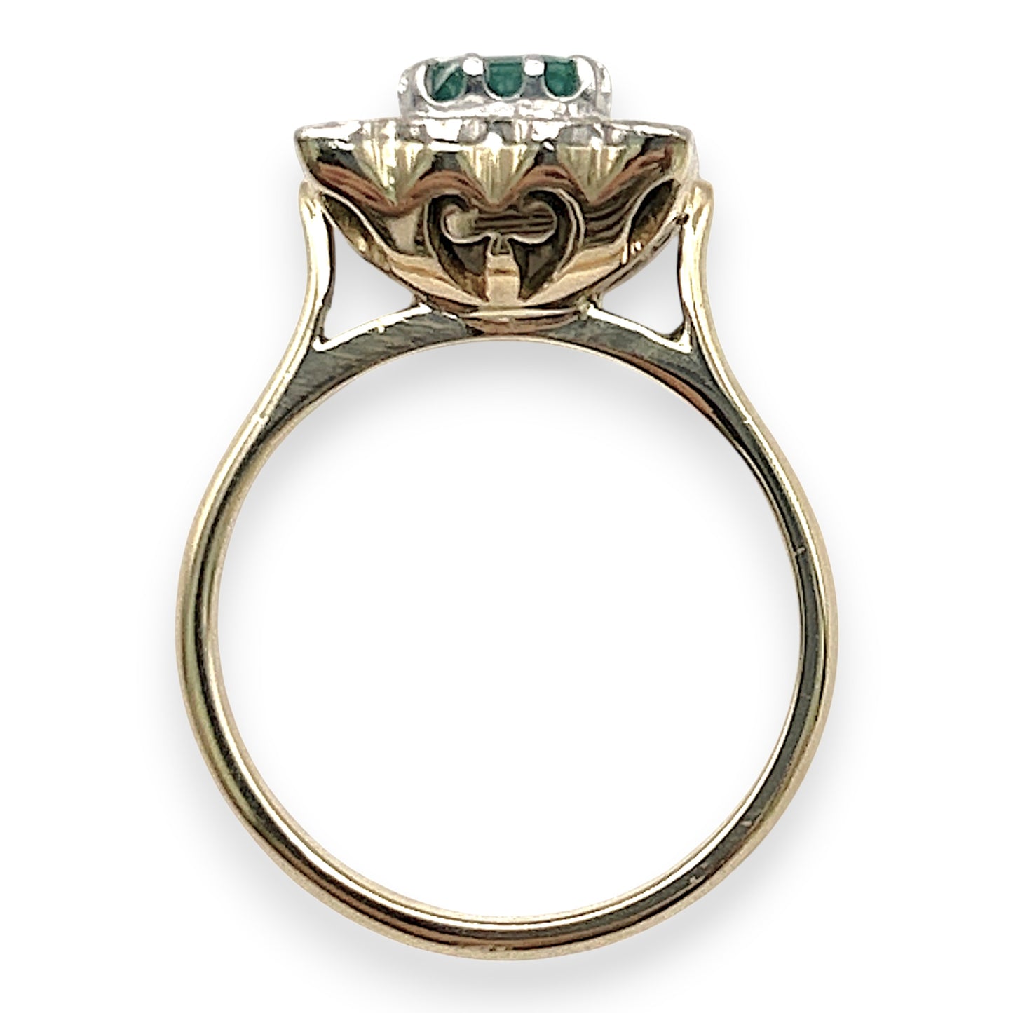 NZGD | 9ct Gold Verdant Crown Heirloom Ring Valuation $6,900