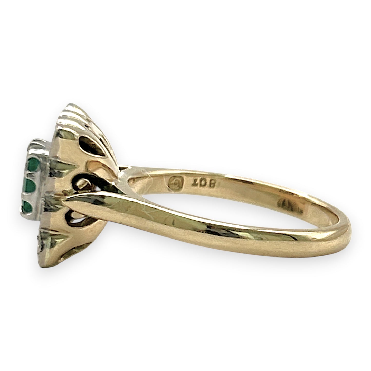 NZGD | 9ct Gold Verdant Crown Heirloom Ring Valuation $6,900