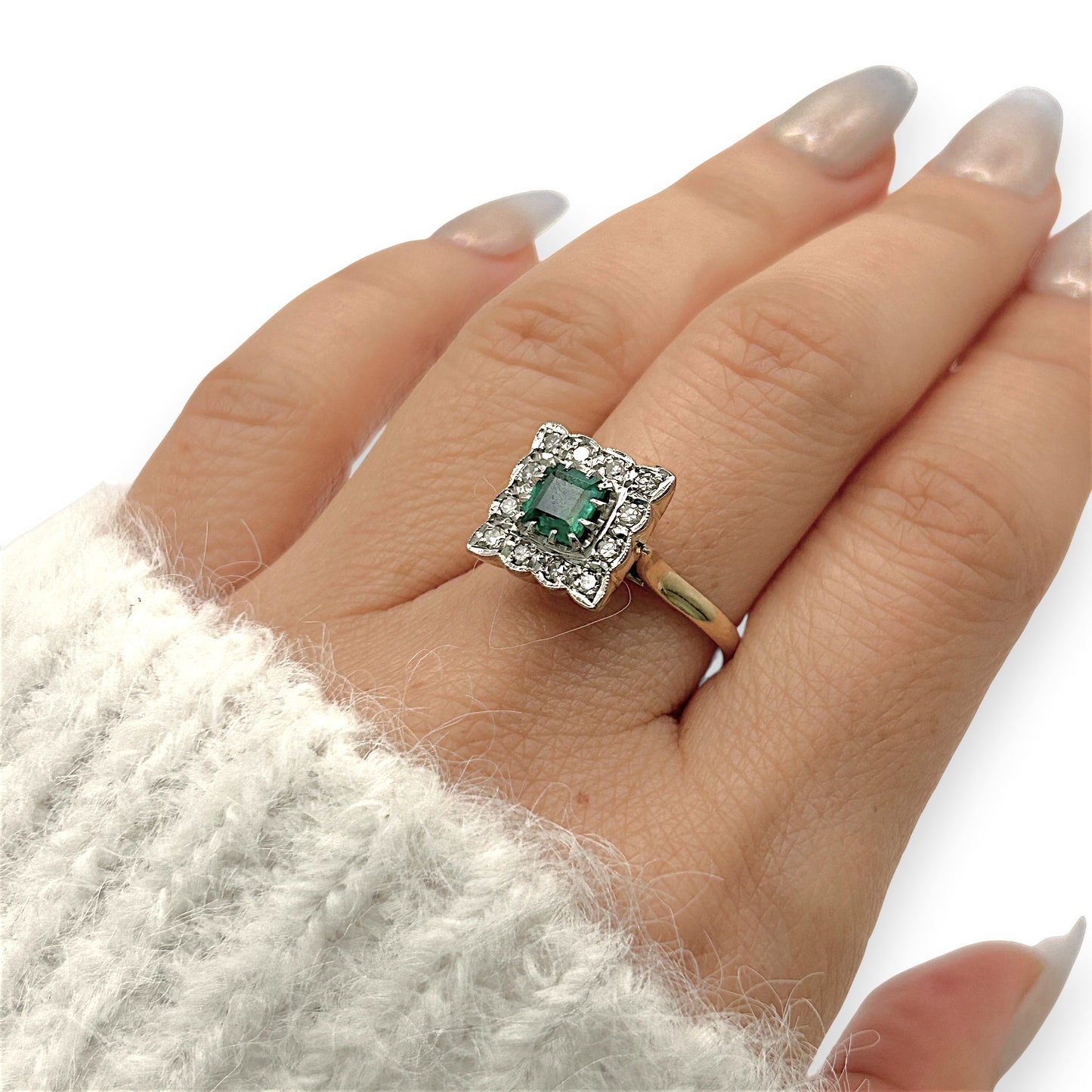 NZGD | 9ct Gold Verdant Crown Heirloom Ring Valuation $6,900
