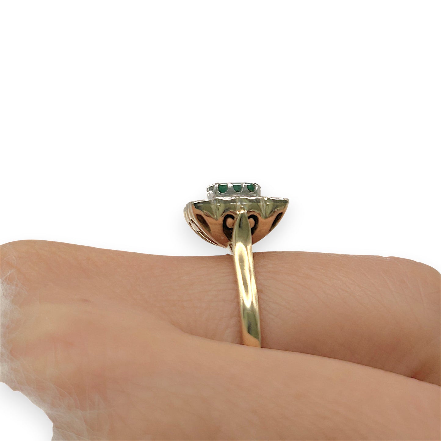 NZGD | 9ct Gold Verdant Crown Heirloom Ring Valuation $6,900