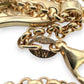 NZGD | 9ct Gold Vintage Ruby Slipper Pendant Necklace 48cm
