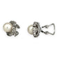 NZGD | 10ct White Gold Pearl Aurora Clip Earrings