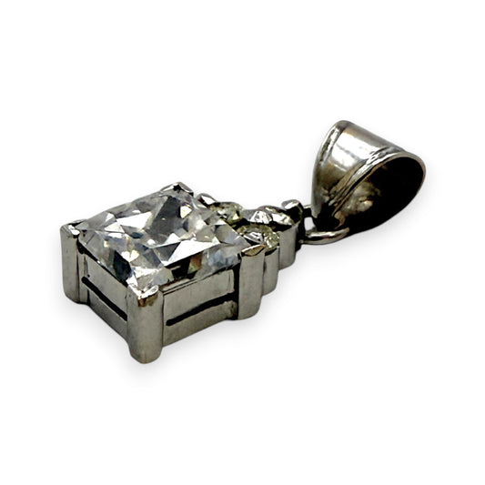NZGD | 14ct White Gold  Illumina Pendant 14.8mm