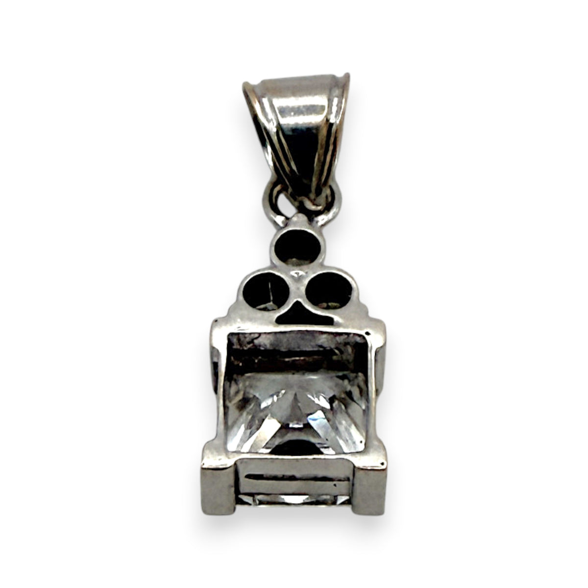 NZGD | 14ct White Gold  Illumina Pendant 14.8mm