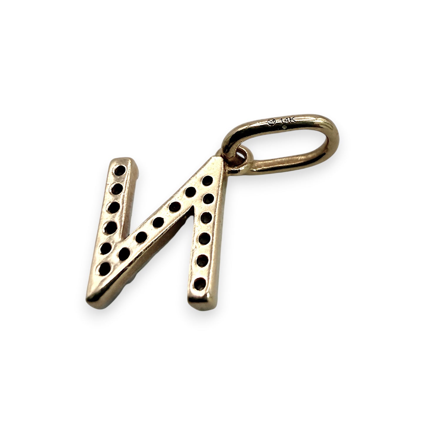 NZGD | 14ct Gold Nirvana Shine “N” Pendant
