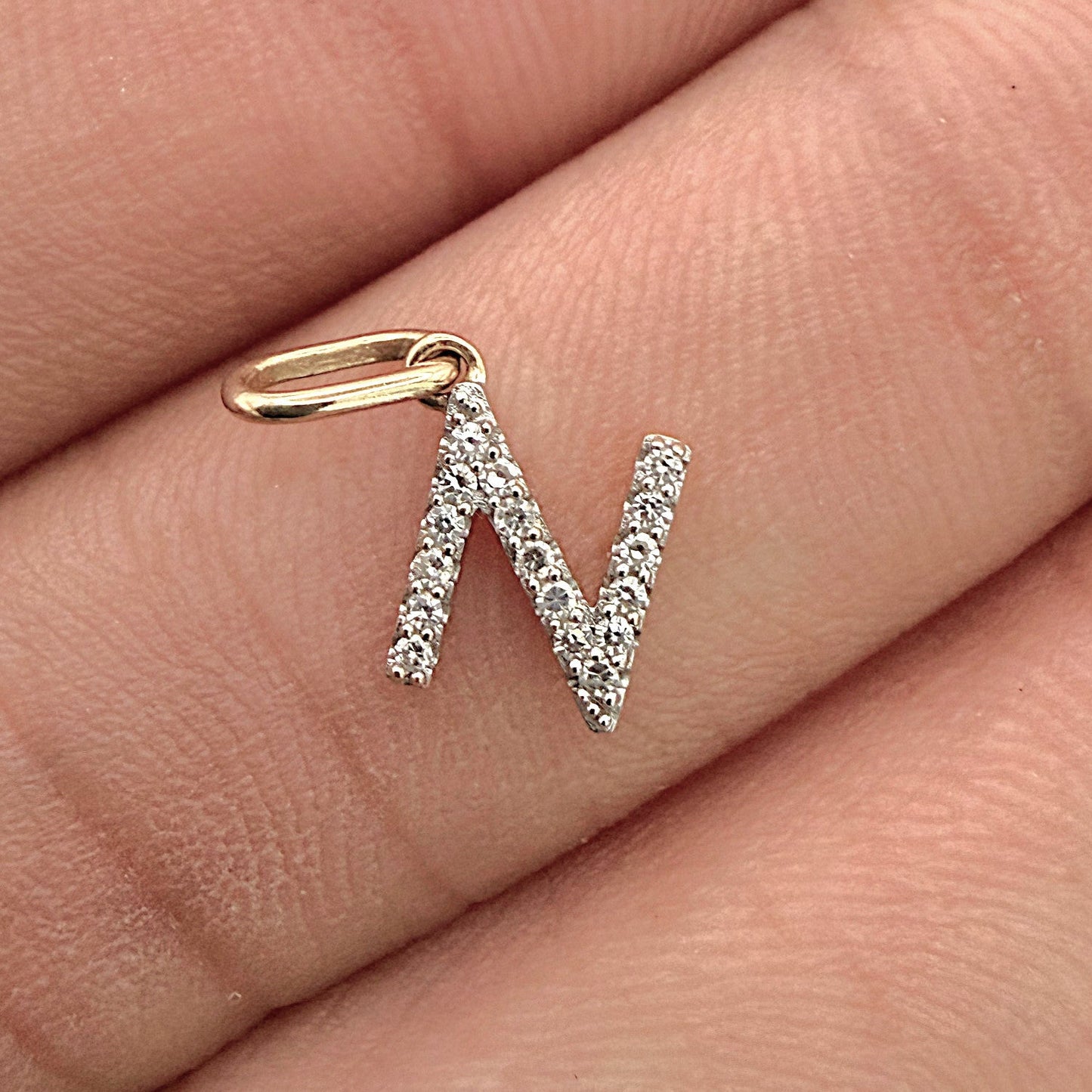 NZGD | 14ct Gold Nirvana Shine “N” Pendant