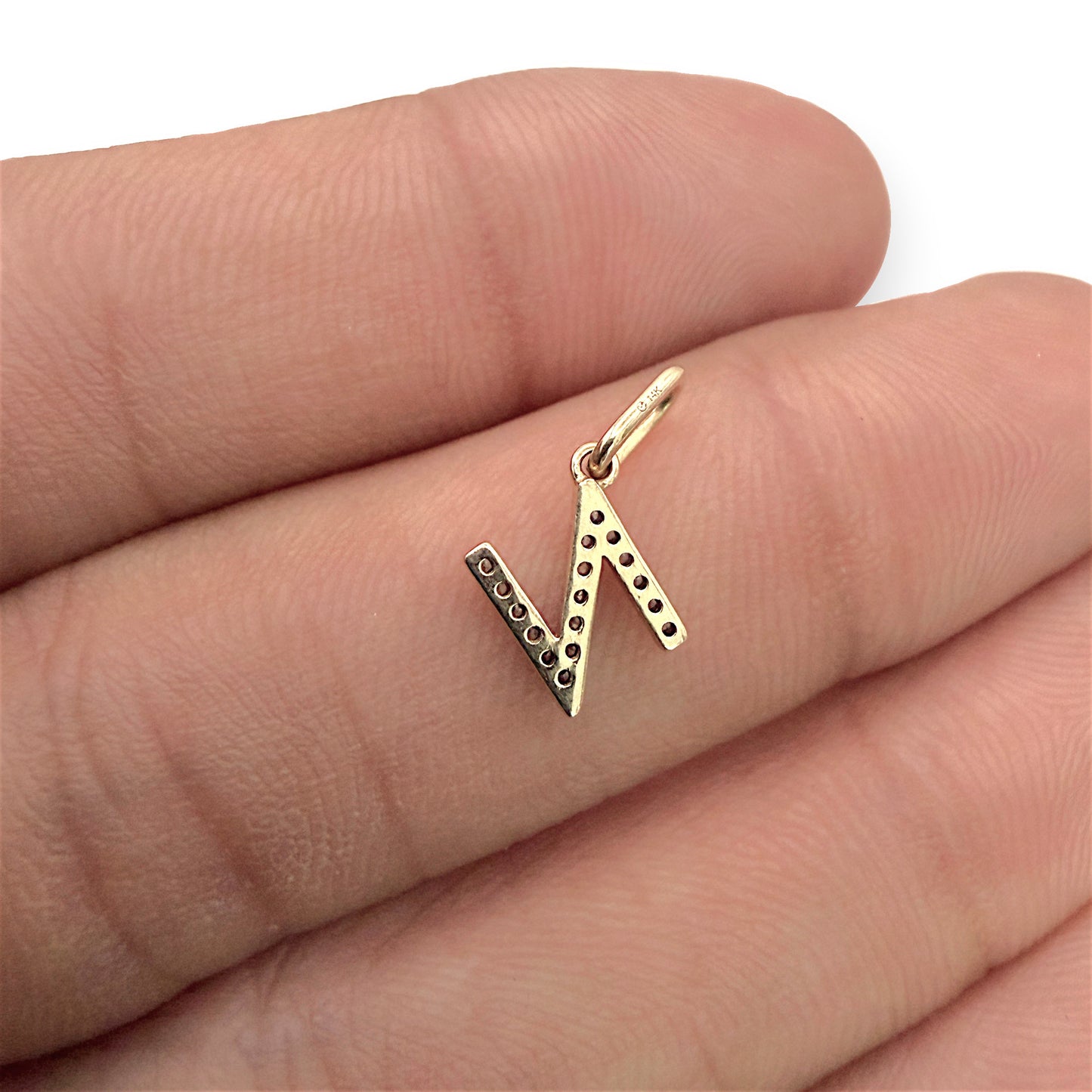 NZGD | 14ct Gold Nirvana Shine “N” Pendant