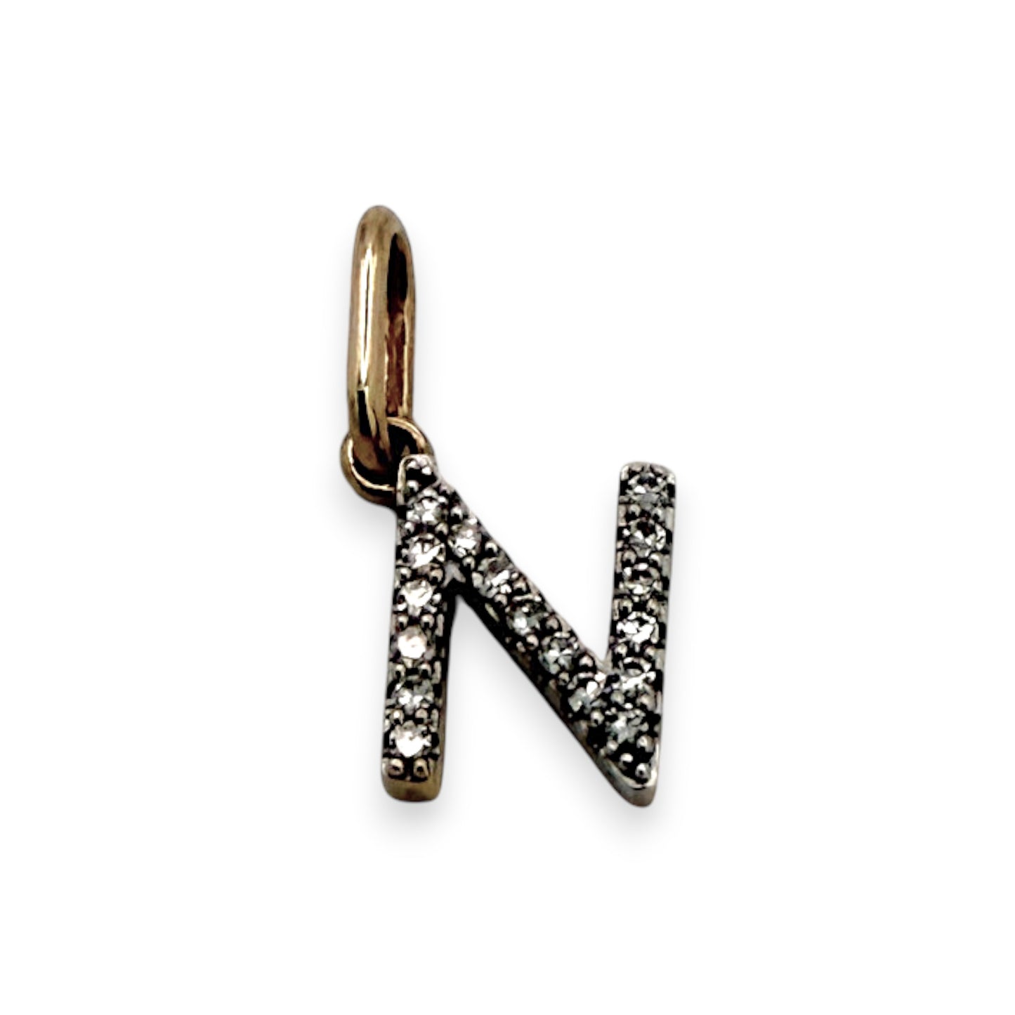 NZGD | 14ct Gold Nirvana Shine “N” Pendant
