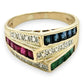 NZGD | 14ct Gold Spectrum Royale Heirloom Ring Valuation $3,000