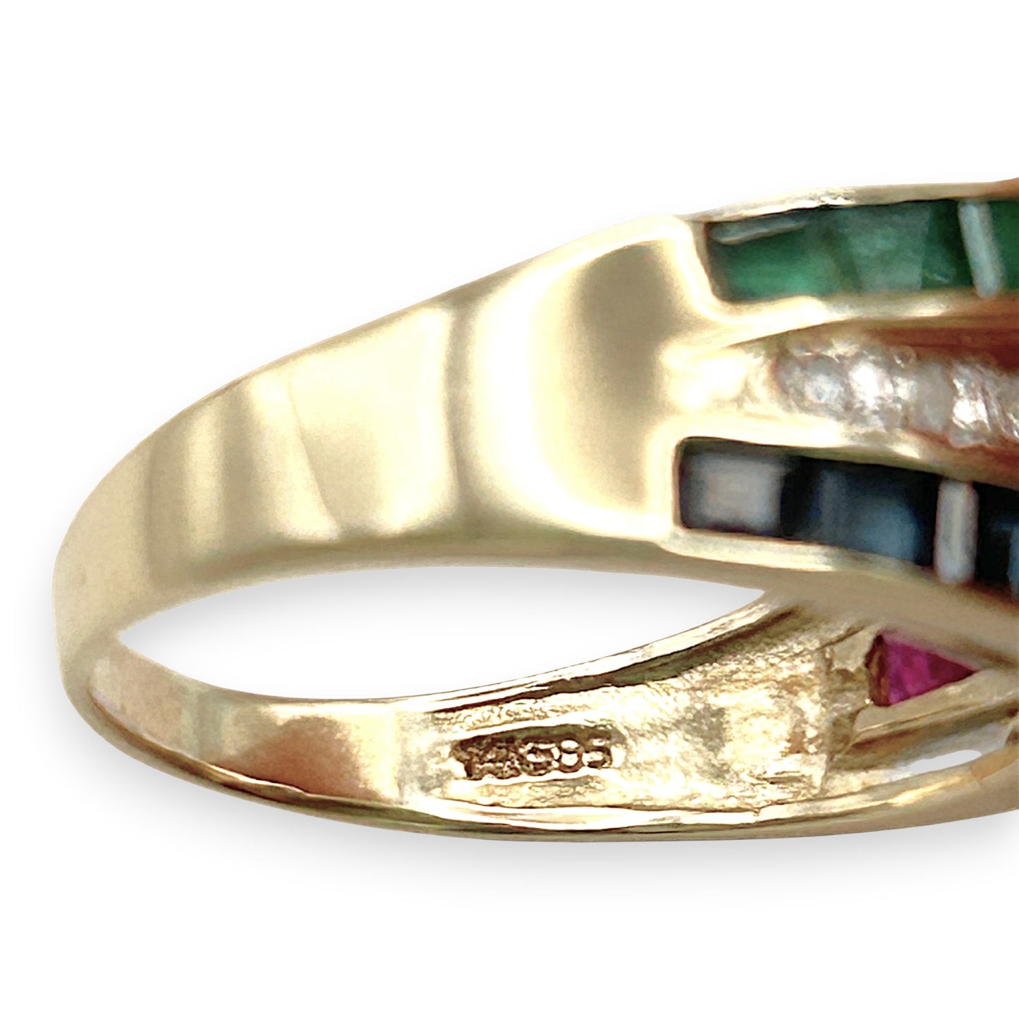 NZGD | 14ct Gold Spectrum Royale Heirloom Ring Valuation $3,000