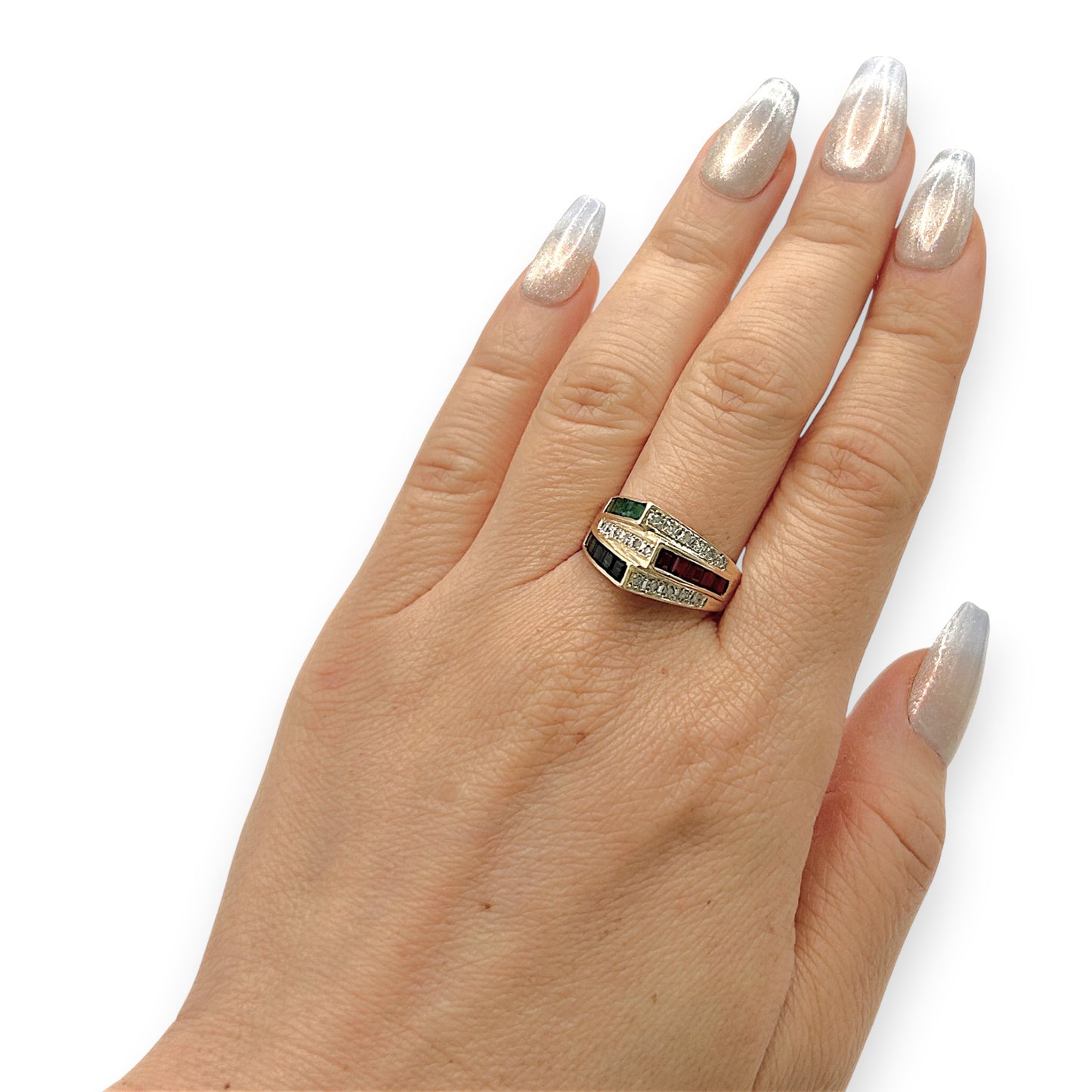 NZGD | 14ct Gold Spectrum Royale Heirloom Ring Valuation $3,000
