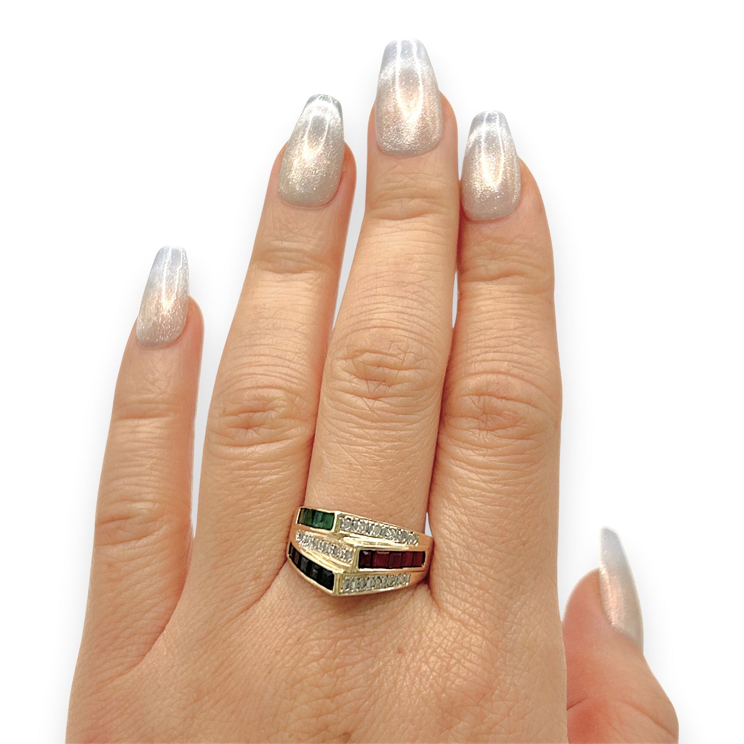 NZGD | 14ct Gold Spectrum Royale Heirloom Ring Valuation $3,000