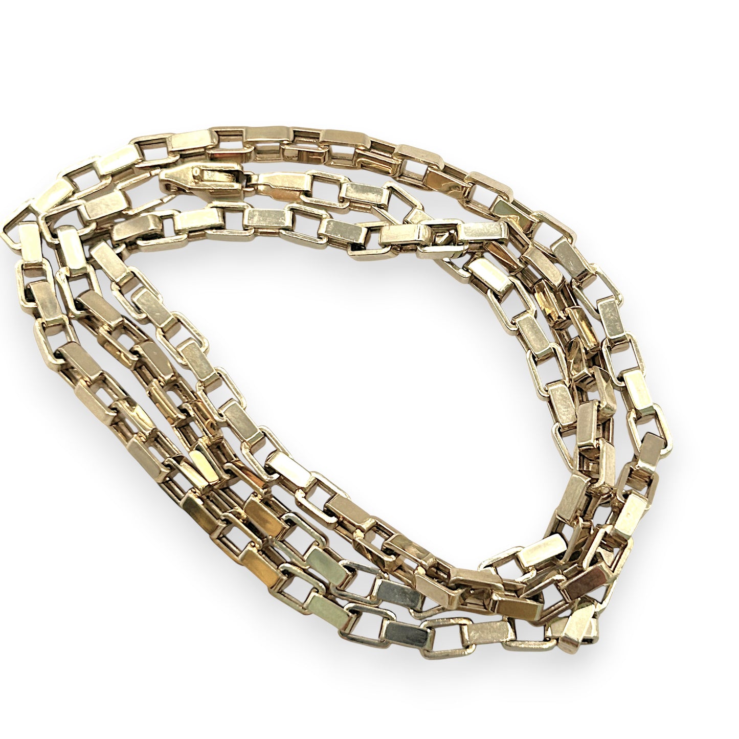 BRAND NEW | 18ct Gold Imperial Box‑Bold Chain 49cm