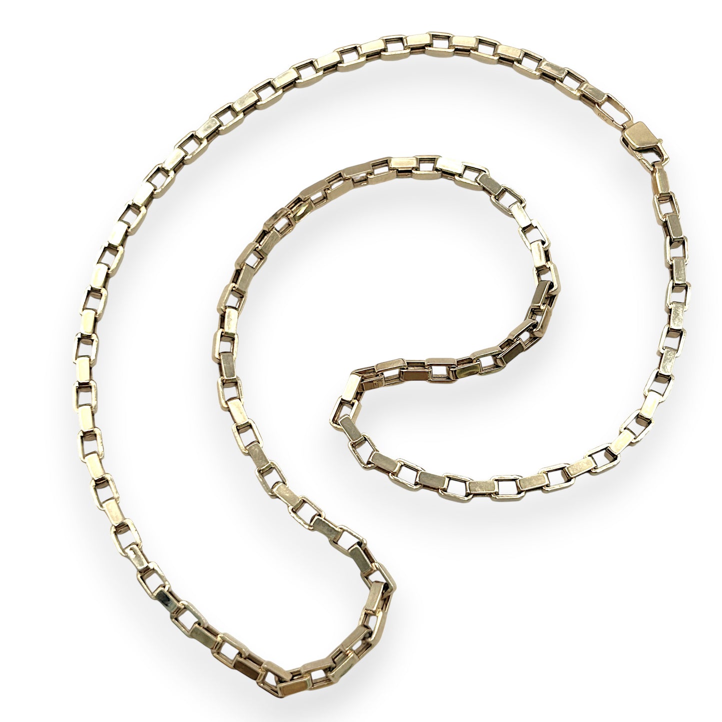 BRAND NEW | 18ct Gold Imperial Box‑Bold Chain 49cm