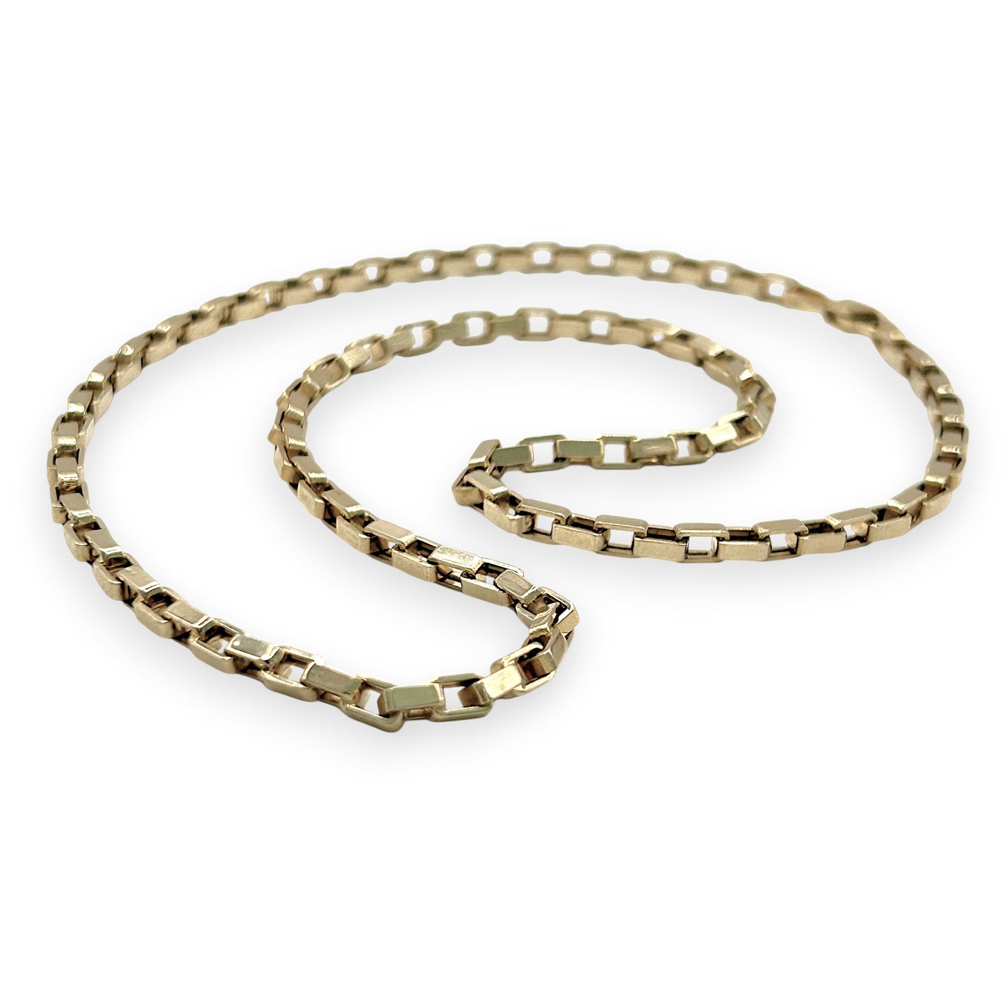BRAND NEW | 18ct Gold Imperial Box‑Bold Chain 49cm