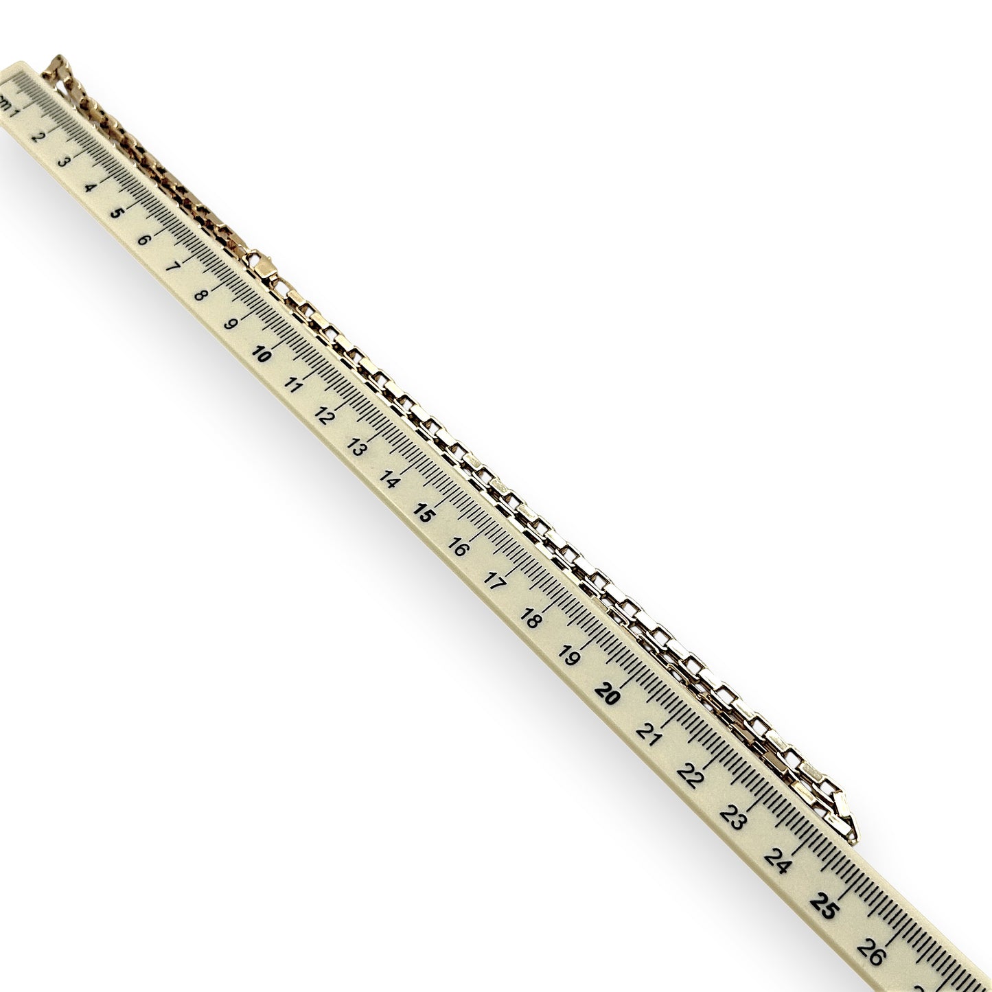 BRAND NEW | 18ct Gold Imperial Box‑Bold Chain 49cm