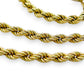 NZGD | 14ct Gold UNOAERRE Golden Rope Classic 50cm