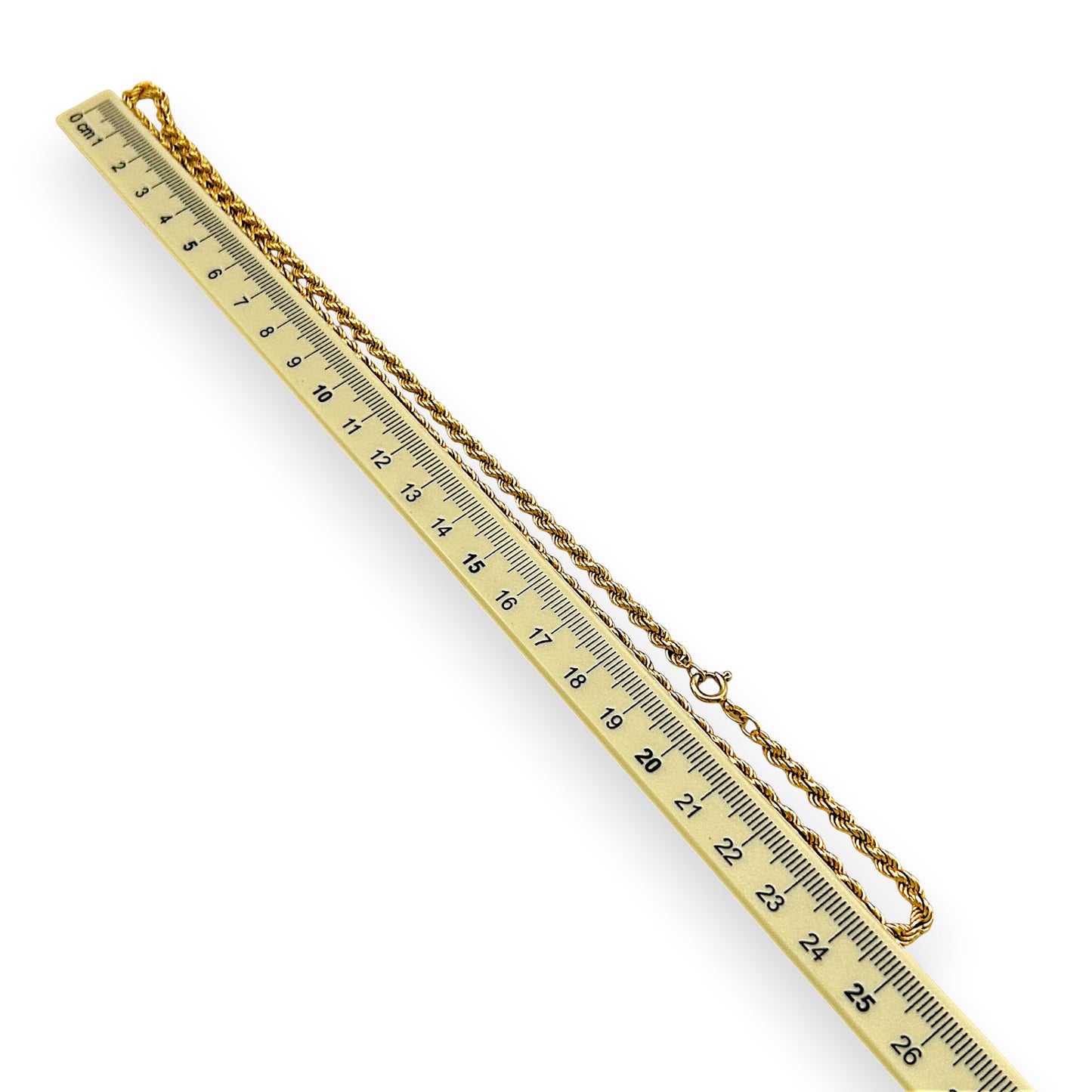 NZGD | 14ct Gold UNOAERRE Golden Rope Classic 50cm