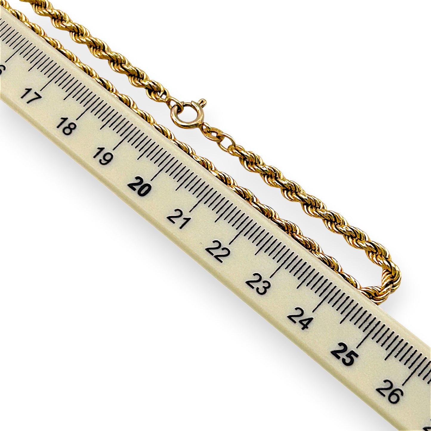 NZGD | 14ct Gold UNOAERRE Golden Rope Classic 50cm