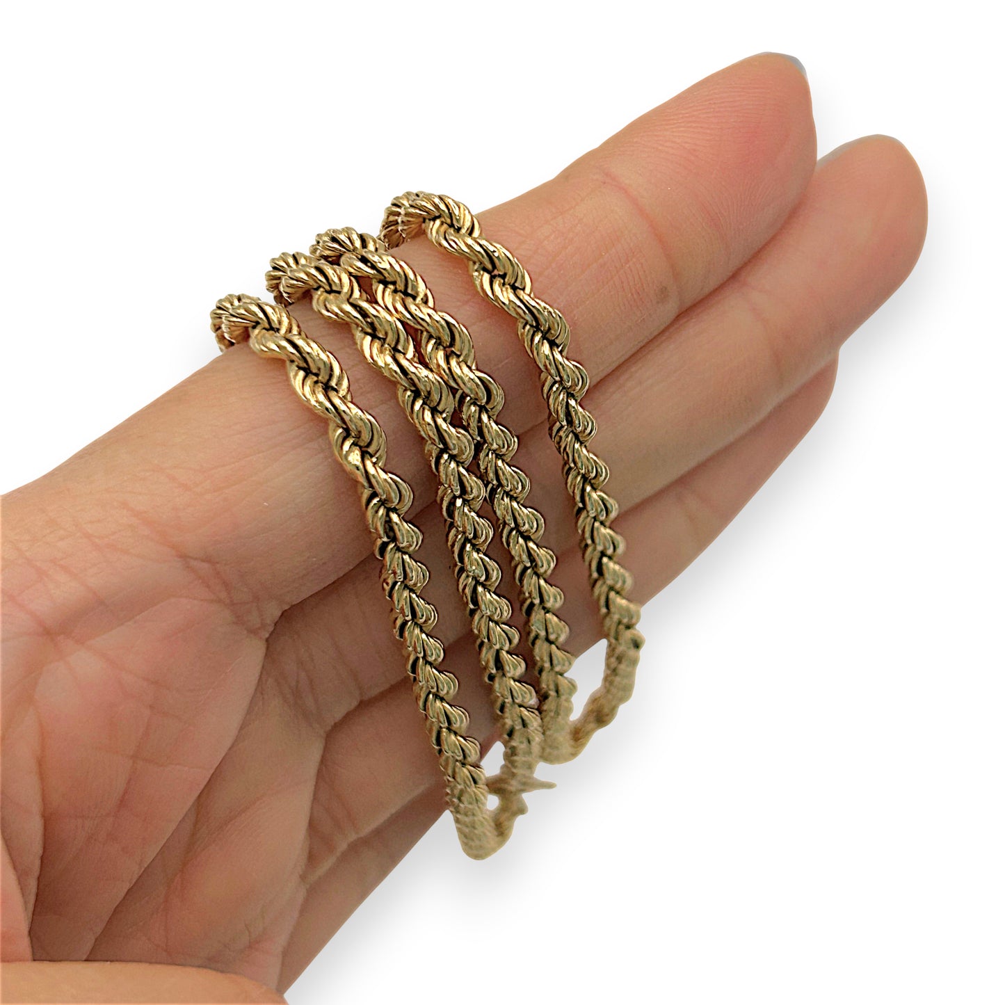 NZGD | 14ct Gold UNOAERRE Golden Rope Classic 50cm