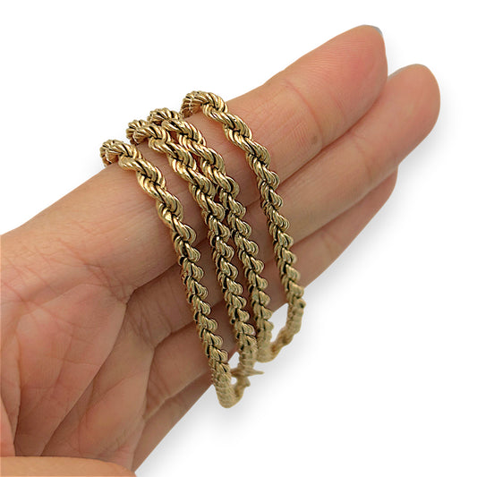 NZGD | 14ct Gold UNOAERRE Golden Rope Classic 50cm