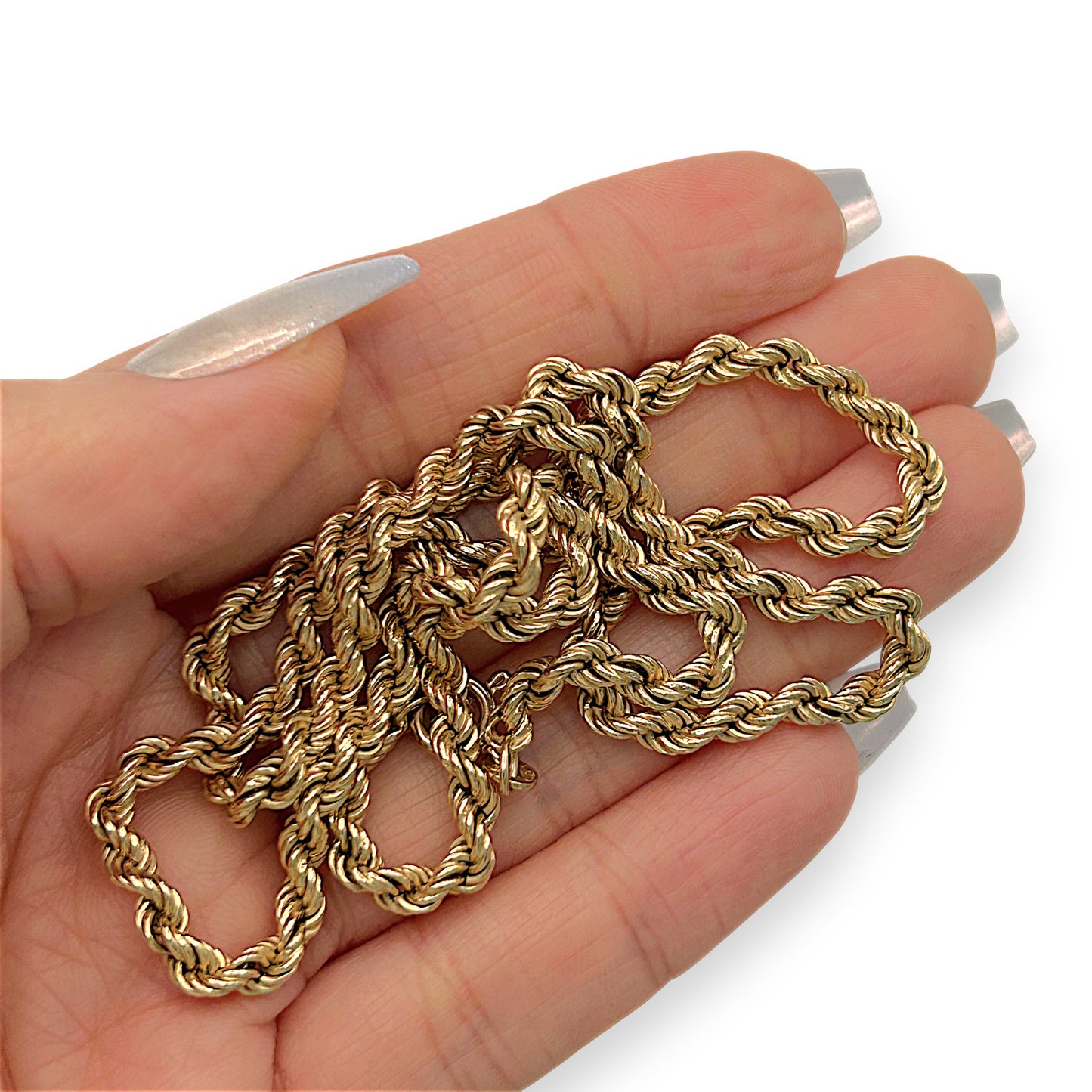 NZGD | 14ct Gold UNOAERRE Golden Rope Classic 50cm