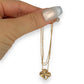 BRAND NEW | 18ct Gold Golden Clover Radiance Necklace 44cm