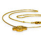 BRAND NEW | 18ct Gold Golden Clover Radiance Necklace 44cm