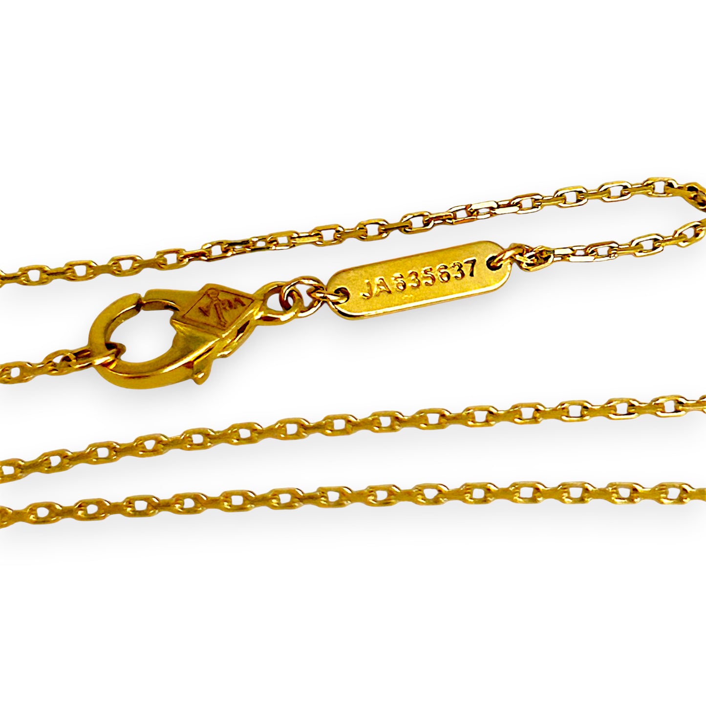 BRAND NEW | 18ct Gold Golden Clover Radiance Necklace 44cm
