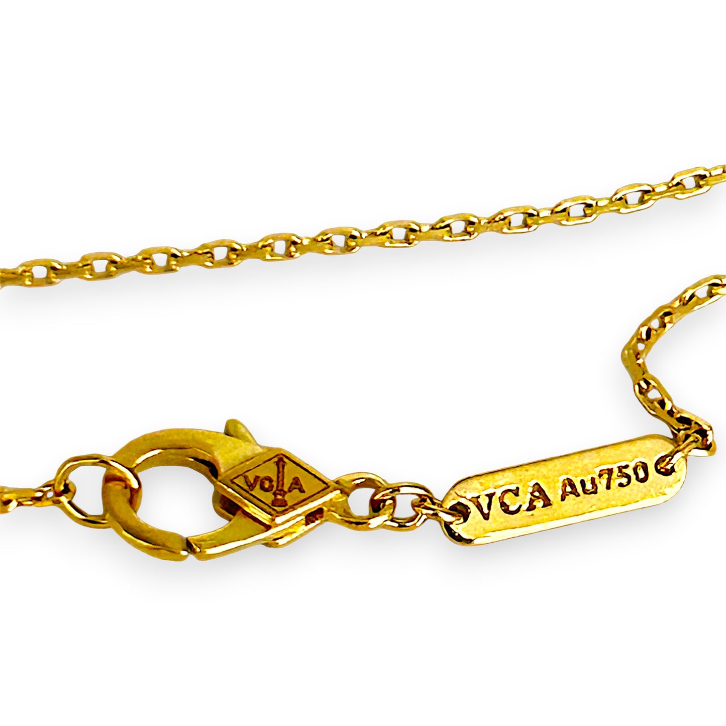 BRAND NEW | 18ct Gold Golden Clover Radiance Necklace 44cm