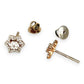 NZGD | 18ct Gold Twilight Blossom Luxe Stud Earrings