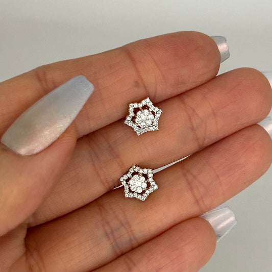 NZGD | 18ct Gold Twilight Blossom Luxe Stud Earrings