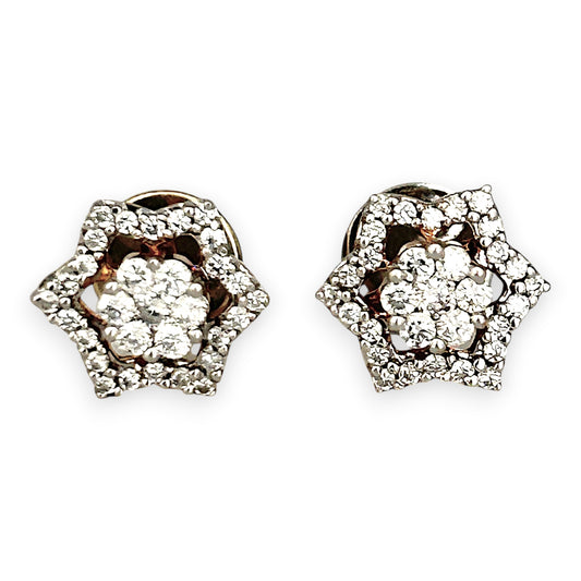 NZGD | 18ct Gold Twilight Blossom Luxe Stud Earrings