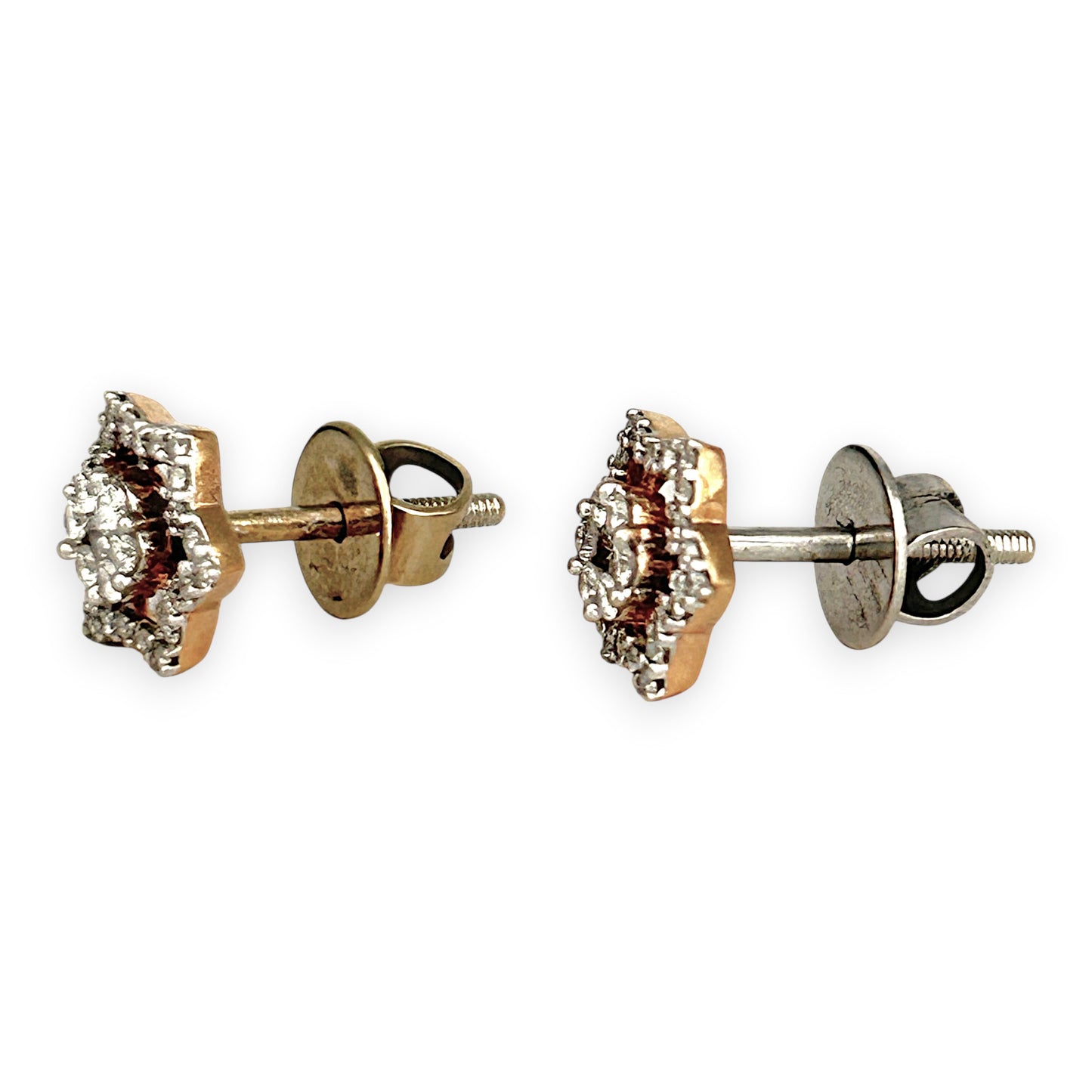 NZGD | 18ct Gold Twilight Blossom Luxe Stud Earrings
