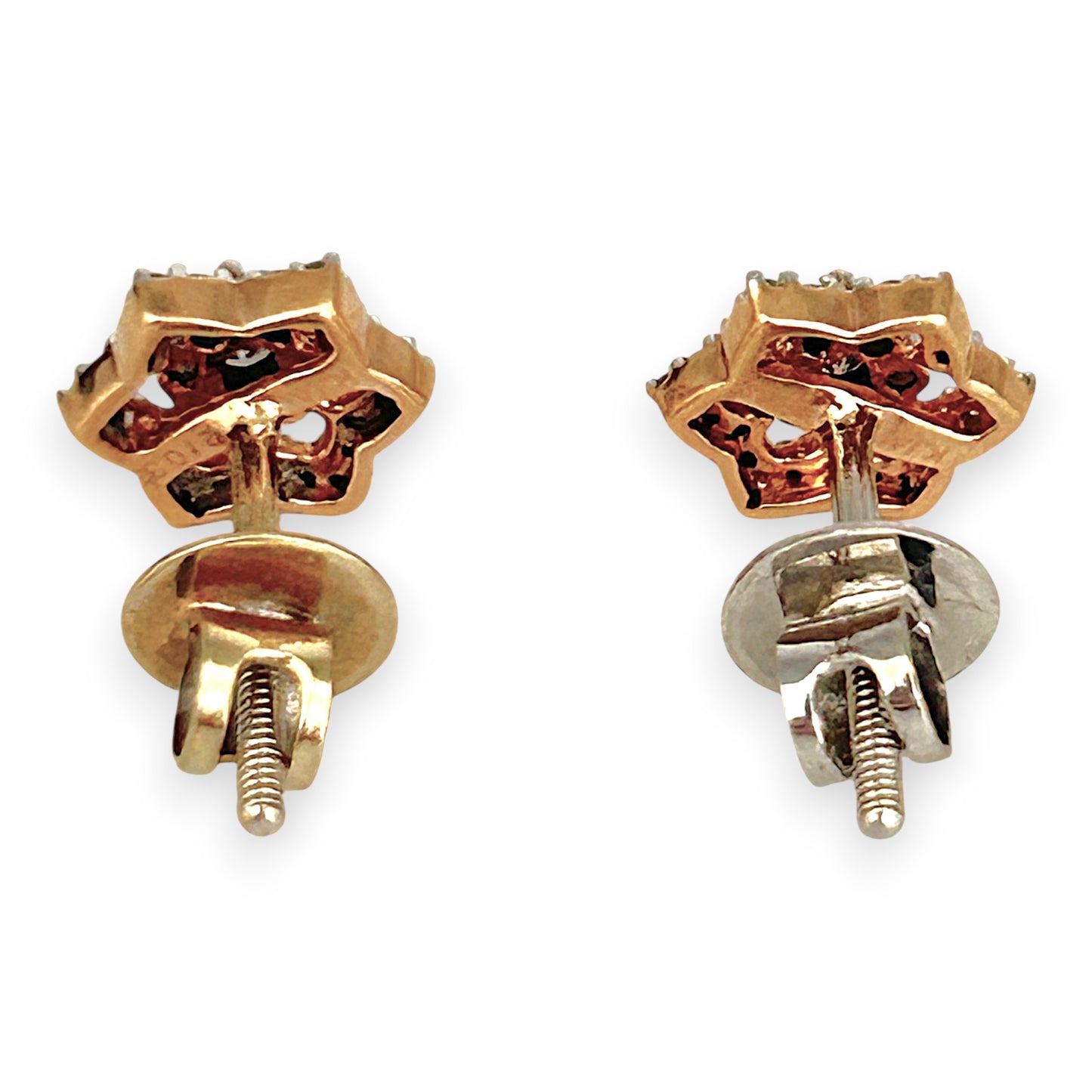 NZGD | 18ct Gold Twilight Blossom Luxe Stud Earrings