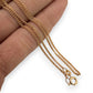 NZGD | 9ct Gold UNOAERRE Fine Curb Elegance Chain 58cm