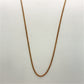 NZGD | 9ct Gold UNOAERRE Fine Curb Elegance Chain 58cm