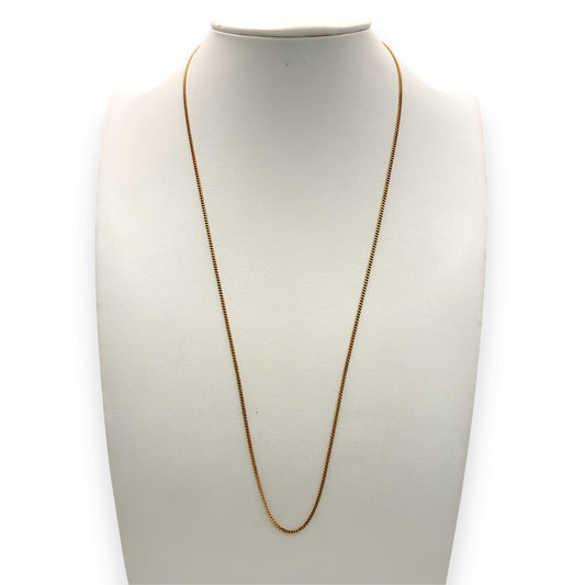 NZGD | 9ct Gold UNOAERRE Fine Curb Elegance Chain 58cm