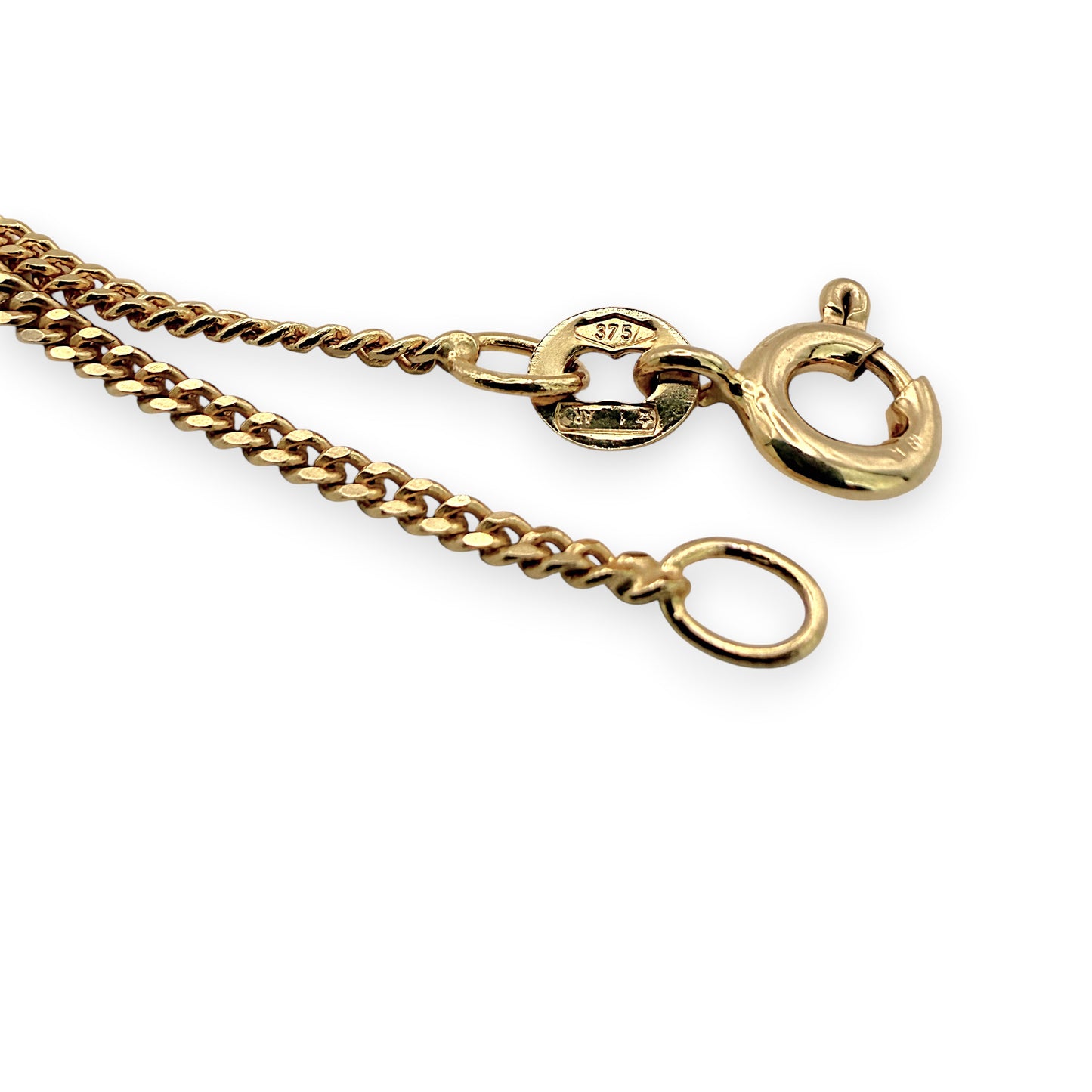 NZGD | 9ct Gold UNOAERRE Fine Curb Elegance Chain 58cm