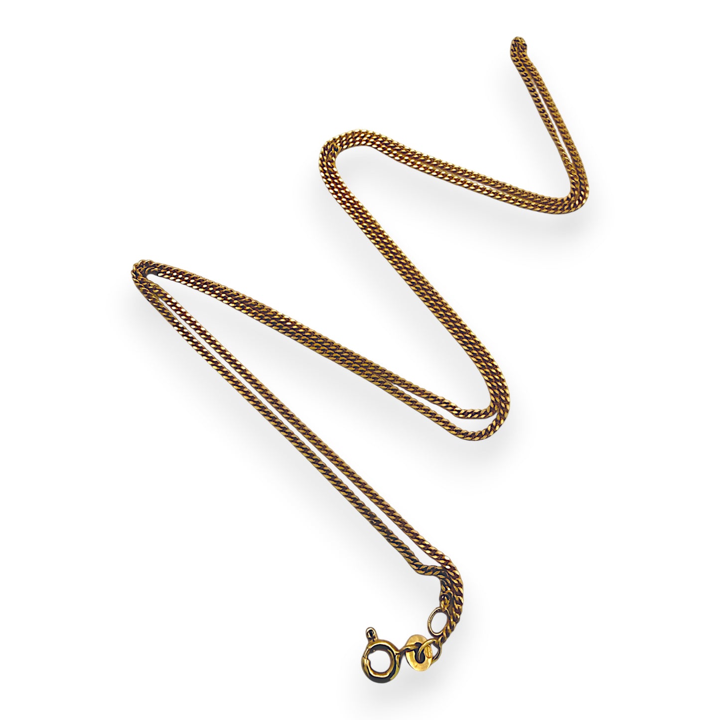 NZGD | 9ct Gold UNOAERRE Fine Curb Elegance Chain 58cm