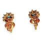 NZGD | 18ct Gold Blue Topaz and Diamond Pendant & Earring Set