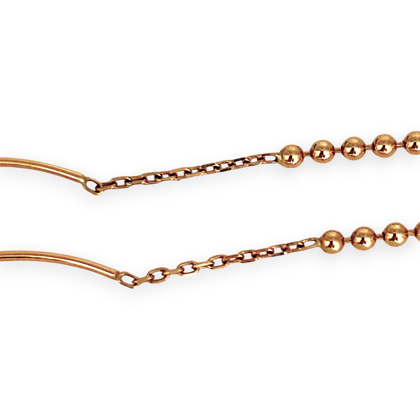 NZGD | 18ct Gold Golden Joy Dance CC Drop Earrings
